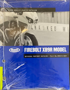 Genuine Buell 2003 Firebolt XB9R NOS Factory Parts Catalog