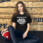Air Heads Rock BMW Black T Shirt