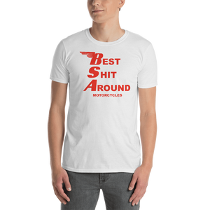BSA 'Best Shit Around' Motorcycles White T Shirt