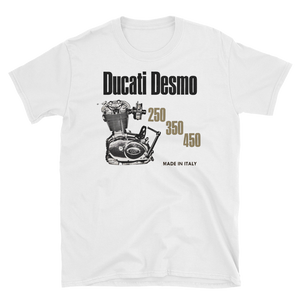 Ducati Desmo 250, 350 & 450 White T Shirt