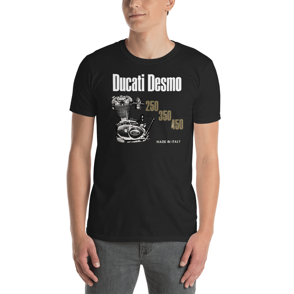 Ducati Desmo 250, 350 & 450 Black T Shirt