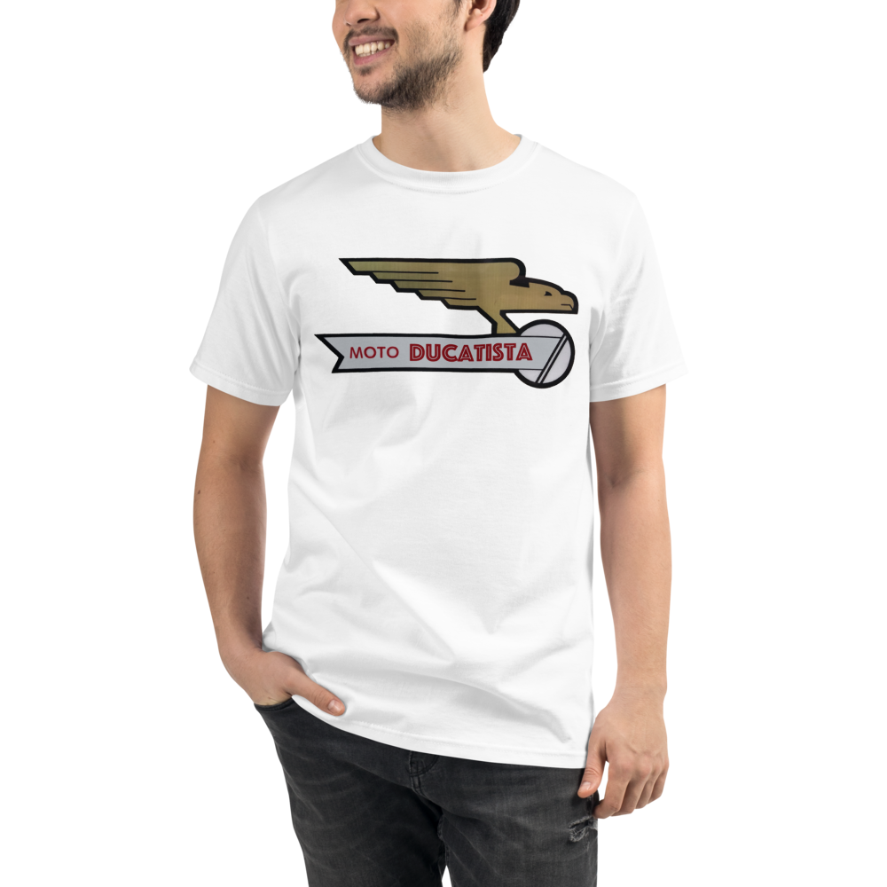 Moto Ducatista White T Shirt