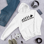 The Real Evolution of Man White Hoodie