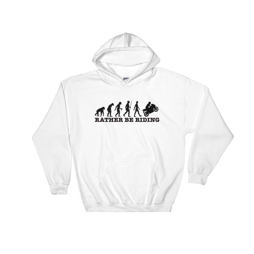 The Real Evolution of Man White Hoodie