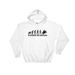 The Real Evolution of Man White Hoodie
