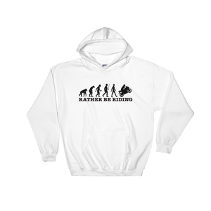 The Real Evolution of Man White Hoodie