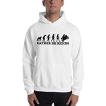 The Real Evolution of Man White Hoodie