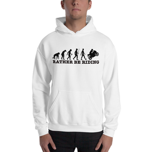 The Real Evolution of Man White Hoodie