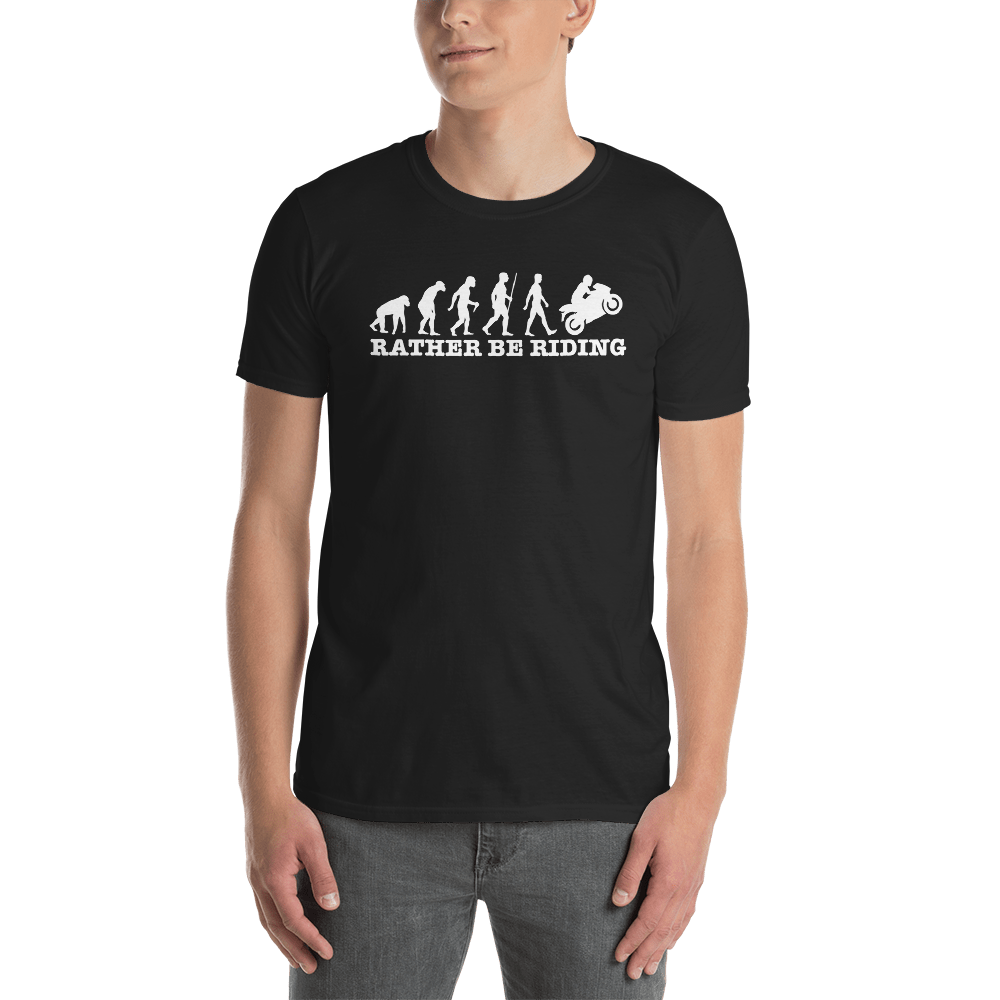 The Real Evolution of Man Black T Shirt