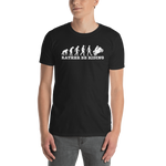 The Real Evolution of Man Black T Shirt