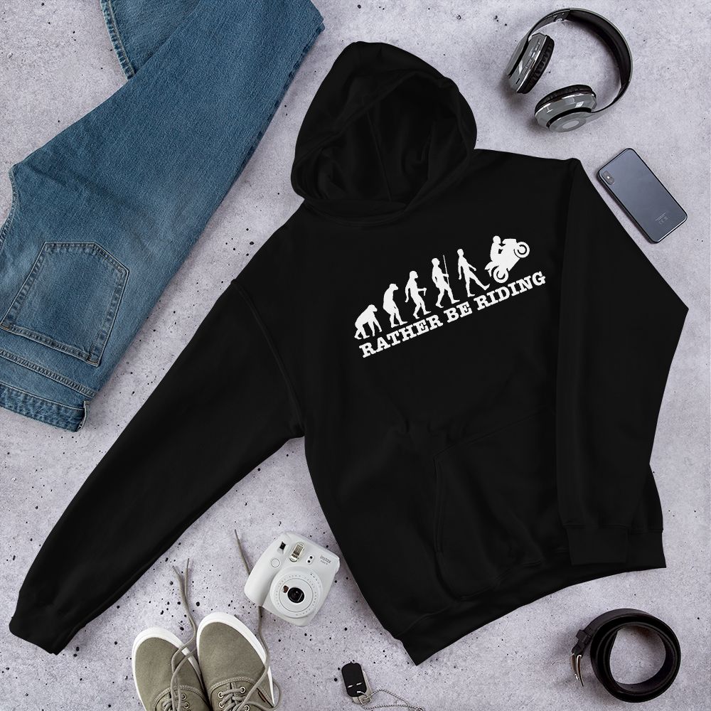 The Real Evolution of Man Black Hoodie