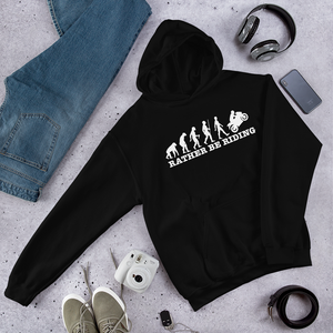 The Real Evolution of Man Black Hoodie