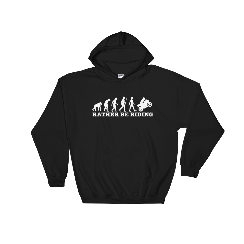 The Real Evolution of Man Black Hoodie