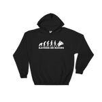 The Real Evolution of Man Black Hoodie