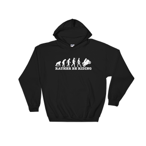 The Real Evolution of Man Black Hoodie