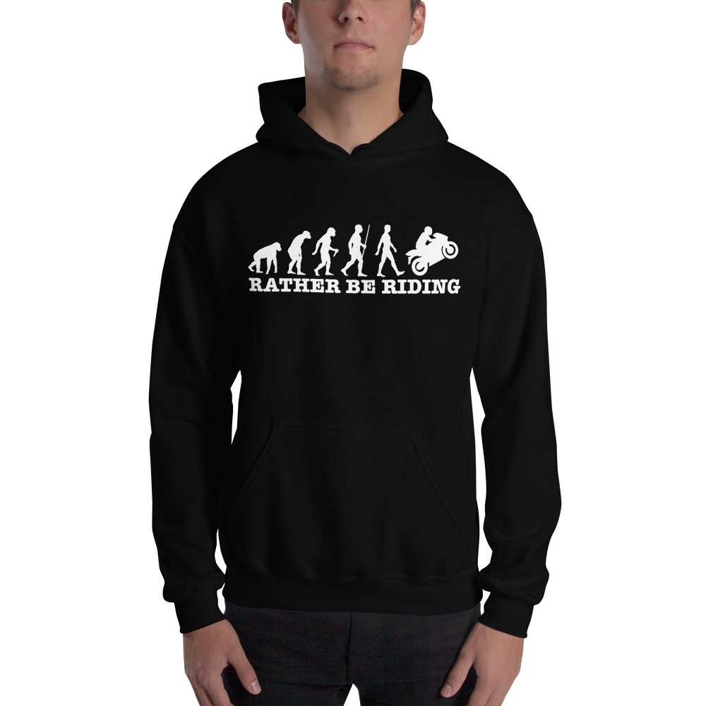 The Real Evolution of Man Black Hoodie