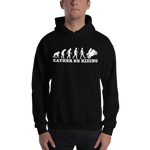 The Real Evolution of Man Black Hoodie