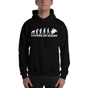 The Real Evolution of Man Black Hoodie