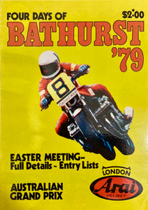 Four Days of Bathurst '79 Motorcycle Races Poster