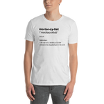 Motorcylist Definition White T Shirt