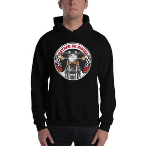 Rather Be Riding Orginal Logo Black Hoodie