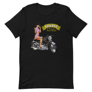 Vincent 'The Worlds Fastest Standard Motorcycle' Black T Shirt