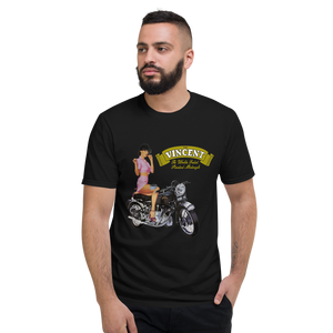 Vincent 'The Worlds Fastest Standard Motorcycle' Black T Shirt