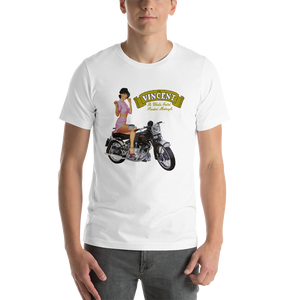 Vincent 'The Worlds Fastest Standard Motorcycle' White T Shirt