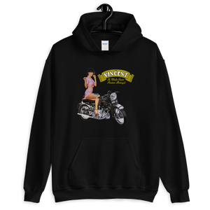 Vincent 'The Worlds Fastest Standard Motorcycle' Black Hoodie