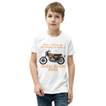 'When I Grow Up' Honda CB750 Four Kids White T Shirt