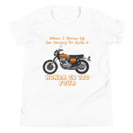 'When I Grow Up' Honda CB750 Four Kids White T Shirt