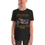 'When I Grow Up' Honda CB750 Four Kids Black T Shirt