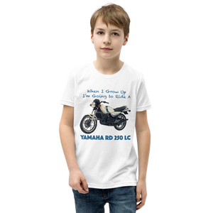 'When I Grow Up' Yamaha RD350 LC Kids White T Shirt