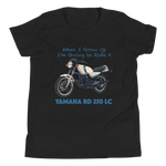 'When I Grow Up' Yamaha RD350 LC Kids Black T Shirt