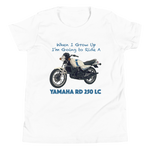 'When I Grow Up' Yamaha RD350 LC Kids White T Shirt