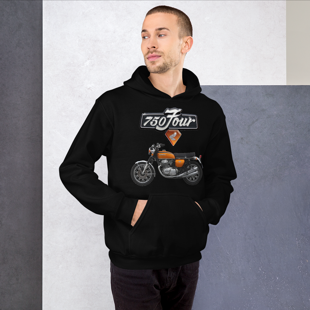 Honda CB750 Four Black Hoodie