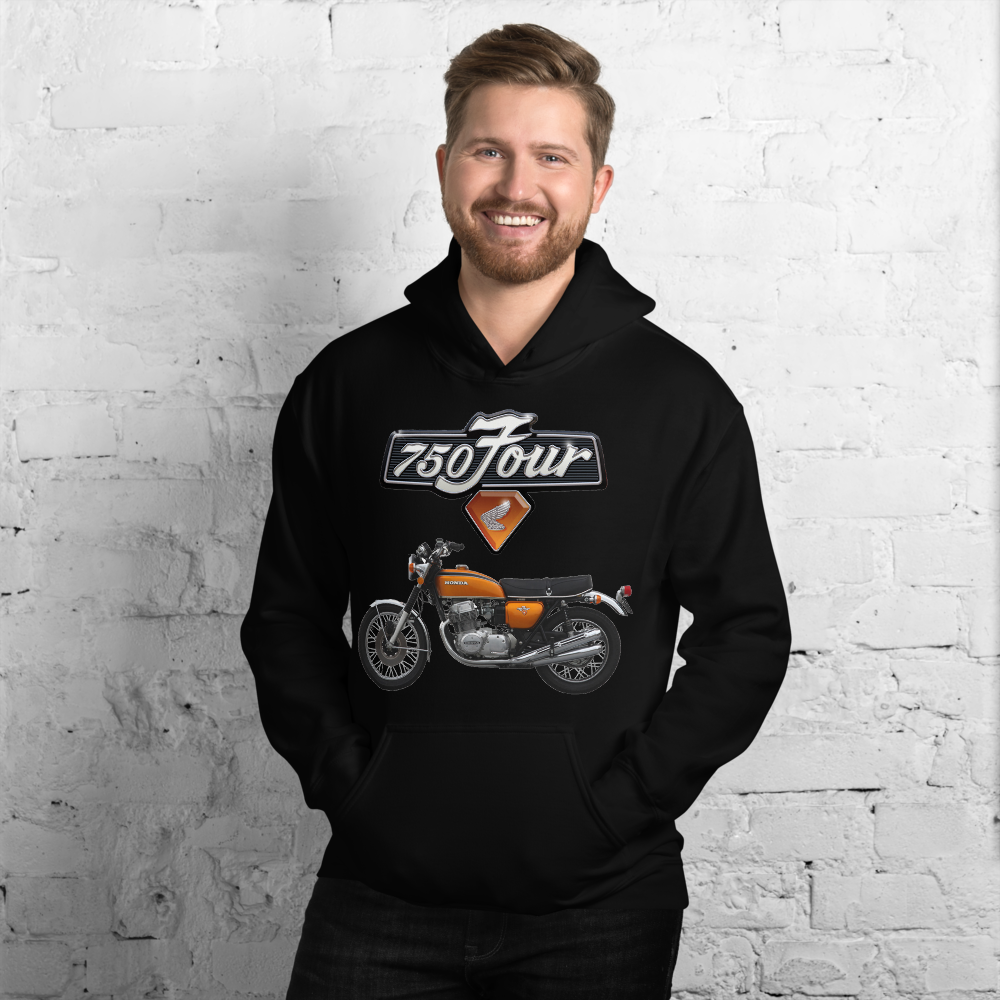 Honda CB750 Four Black Hoodie